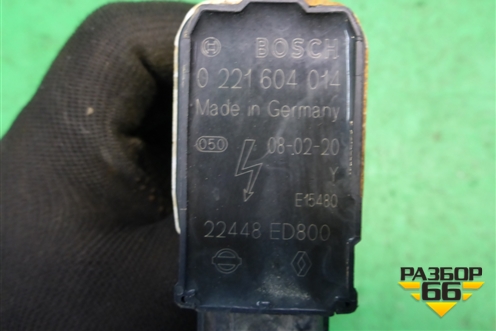 Катушка зажигания (1.6л HR16) (22448ED800) для Nissan Tiida (C11X) с 2004-2013г (Тиида)