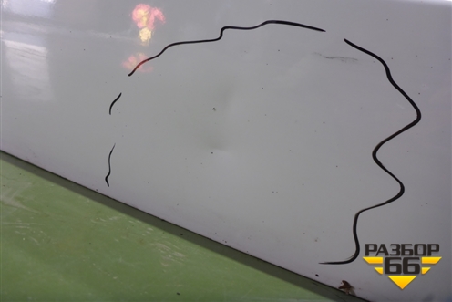 Дверь багажника без стекла (95225551) для Chevrolet Orlando с 2011г (Орландо)