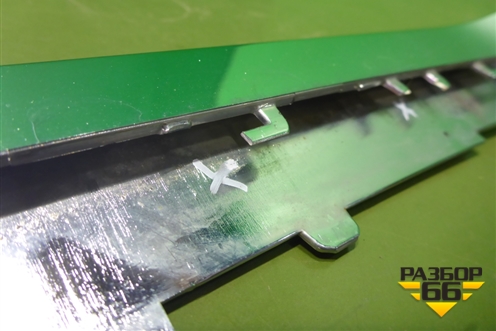 Накладка переднего бампера центральная (51117432625) для BMW 4-серия F32 с 2013-2020г