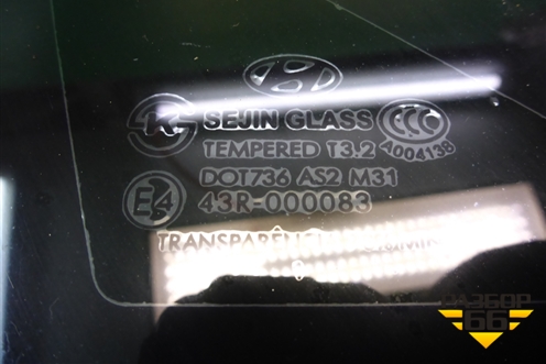 Стекло глухое правое (переднее) для Hyundai Grand Starex с 2007-2021г (Гранд Старекс)