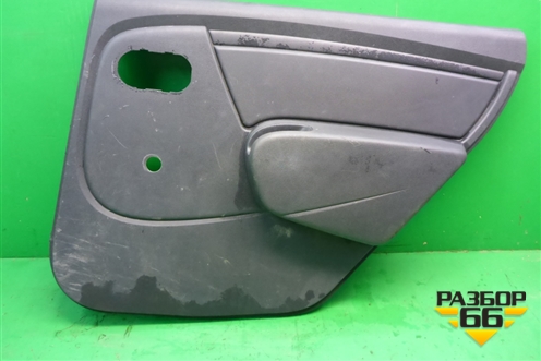 Обшивка двери задней правой под механику (после 2009г) (8200916230) для Renault Logan с 2004-2015г (Логан)