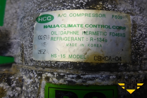 Компрессор кондиционера (1.5л G4EC) для Hyundai Aсcent с 2000г (Акцент)