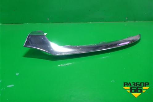 Накладка переднего бампера нижняя левая (до 2018г AMG) (A2058851374) для Mercedes Benz C-Klass W205 с 2014г (Ц)