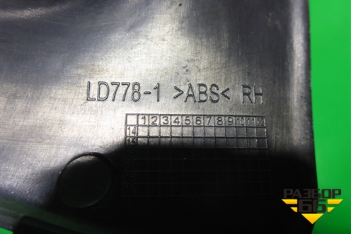 Накладка ПТФ правая для VAZ Kalina/Калина