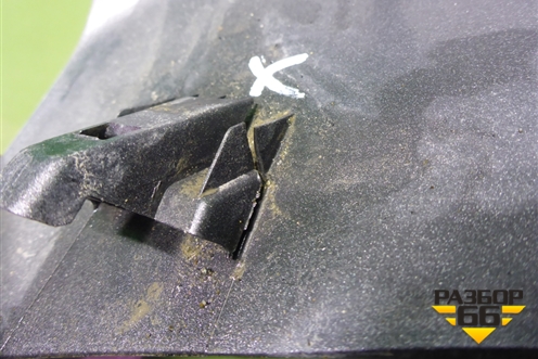 Накладка заднего бампера (после 2015г) (6415A090ZZ) для Mitsubishi Outlander с 2012-2024г (Аутлендер)