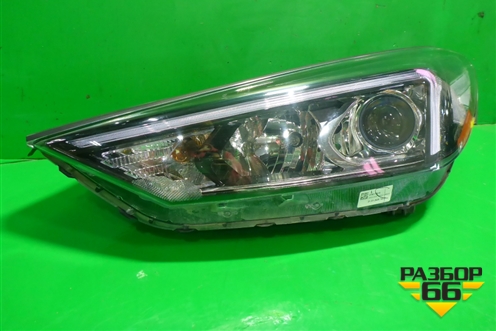 Фара левая (после 2018г галоген с ДХО) (92101D7600) для Hyundai Tucson с 2015-2022г (Туксон)