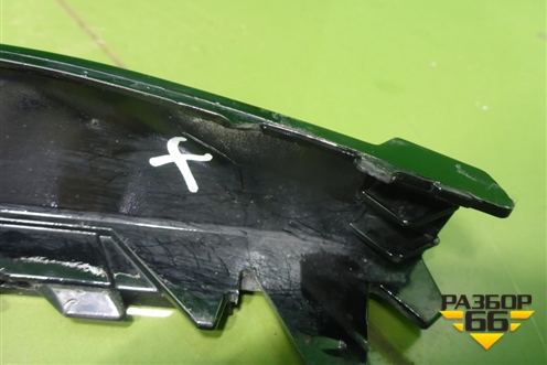 Спойлер переднего бампера (после 2019г) (4M0853245X) для Audi Q7 c 2015г (Ку 7)