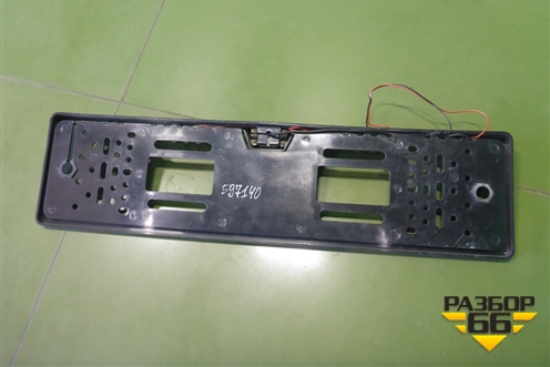 Рамка под номер (с камерой) для Hyundai Solaris с 2017г (Солярис)