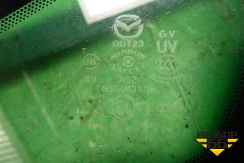 Стекло глухое левое (переднее) для Mazda CX 7 с 2006-2012г (СХ7)