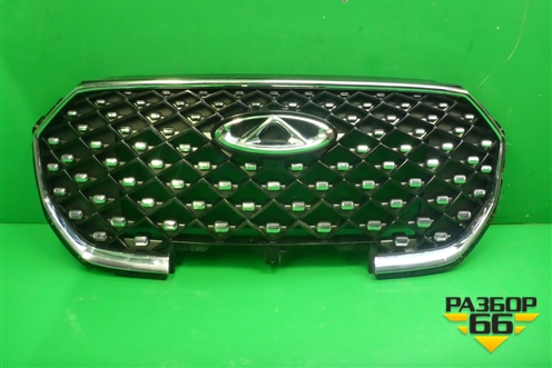 Решетка радиатора (под камеру) (602001961AA) для Chery Tiggo 8 Pro Max с 2022г (Тиго 8 Про Макс)