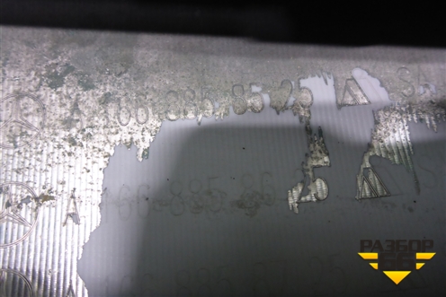 Накладка переднего бампера (до 2014г AMG) (A1668858525) для Mercedes Benz ML-Klass W166 c 2011г (МЛ)