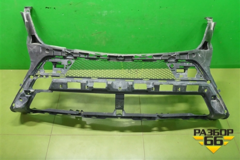 Решетка в передний бампер центральная (под парктроник) (A1668851465) для Mercedes Benz ML-Klass W166 c 2011г (МЛ)