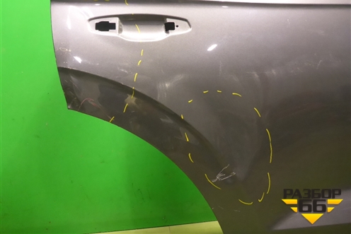 Дверь задняя правая (760833112A) для Volkswagen Touareg с 2018г (Туарег)