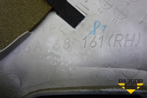 Обшивка стойки лобового стекла правая (GJ6A68161) для Mazda Mazda 6 (GG) с 2002-2007г