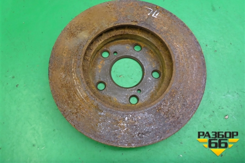 Диск тормозной передний вентилируемый для Toyota Isis c 2004-2018г (Исис)