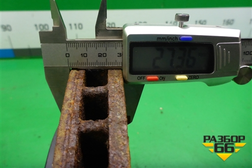 Диск тормозной передний вентилируемый для Toyota Isis c 2004-2018г (Исис)