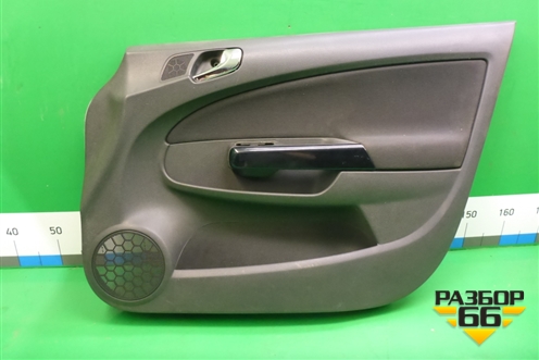 Обшивка двери передней правой под электрику (5ти дверный кузов) (P1002881) для Opel Corsa D с 2006-2014г (Корса Д)