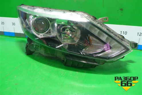 Фара правая (до 2019г галоген) (260104EH0A) для Nissan Qashqai (J11E) с 2013г (Кашкай)