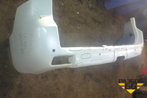 Бампер задний (до 2017г под парктроник) (5215960500) для Toyota Land Cruiser Prado(150) с 2009г (Ленд Крузер Прадо)