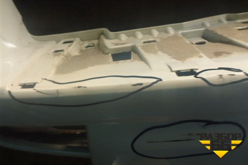 Бампер задний (до 2017г под парктроник) (5215960500) для Toyota Land Cruiser Prado(150) с 2009г (Ленд Крузер Прадо)