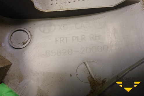 Обшивка стойки лобового стекла правая (858202D000) для Hyundai Elantra 3 (XD) с 2000-2010г (Элантра)