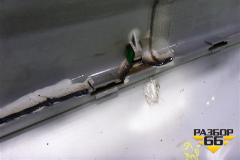 Бампер задний (9649690177) для Peugeot 207 с 2006-2015г