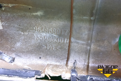 Бампер задний (9649690177) для Peugeot 207 с 2006-2015г