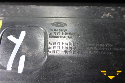 Спойлер на дверь багажника (609001346AA) для OMODA C5 с 2022г (Ц5)