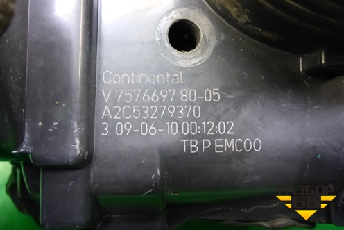 Заслонка дроссельная электрическая (10FHANPSA5FW 1.6л) (75766978005) для Peugeot 207 с 2006-2015г