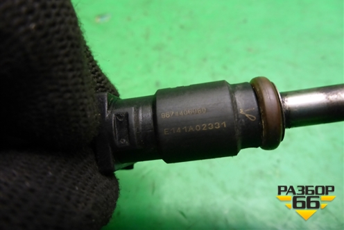 Форсунка инжекторная электрическая (10FHANPSA5FW 1.6л) (9674406080) для Peugeot 207 с 2006-2015г