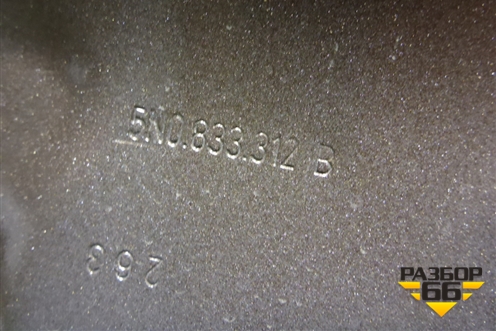 Дверь задняя правая (5N0833312B) для Volkswagen Tiguan с 2011-2016г (Тигуан)