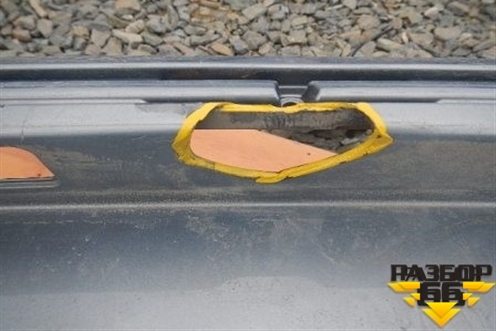 Бампер задний (с юбкой до 2012г под парктроник) для Volkswagen Passat-CC с 2008г (Пассат ЦЦ)