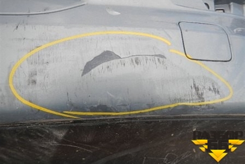 Бампер задний (с юбкой до 2012г под парктроник) для Volkswagen Passat-CC с 2008г (Пассат ЦЦ)