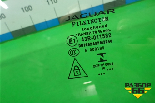 Стекло двери передней левой (T4N3103) для Jaguar XE с 2015г