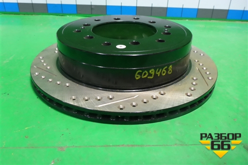 Диск тормозной задний вентилируемый (правый новый CENTRIC PARTS) (12744175R) для Lexus GX-460 с 2009г (ГХ)