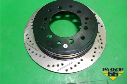 Диск тормозной задний вентилируемый (правый новый CENTRIC PARTS) (12744175R) для Lexus GX-460 с 2009г (ГХ)