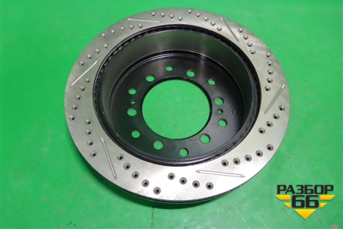 Диск тормозной задний вентилируемый (правый новый CENTRIC PARTS) (12744175R) для Lexus GX-460 с 2009г (ГХ)