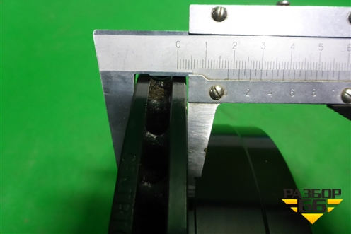 Диск тормозной задний вентилируемый (левый новый CENTRIC PARTS) (12744175L) для Lexus GX-460 с 2009г (ГХ)