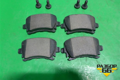 Колодки тормозные задние (0986494053) для Audi A3 (8PA) 2003-2013г Sportback (А3)