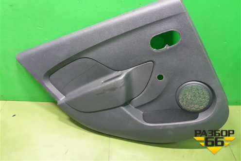 Обшивка двери задней левой под механику (829A14962R) для Renault Logan II с 2012г (Логан)