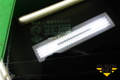 Стекло двери задней левой форточка для Renault Logan II с 2012г (Логан)