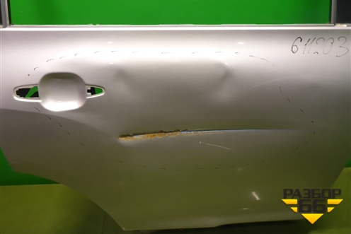 Дверь задняя правая (6700348110) для Toyota Highlander с 2007-2013г (Хайлендер)