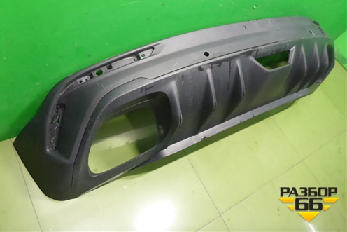 Бампер задний нижняя часть (до 2023г под парктроник) (6600124614) для Geely Coolray с 2019-2025г (Кулрей)