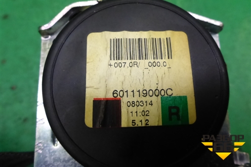 Ремень безопасности передний правый (601119000С) для Land Rover Range Rover Sport с 2005-2012г (Спорт)