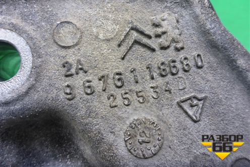 Кронштейн двигателя правый (1.6л EC5) (9676118680) для Citroen C-Elysee с 2013г (С Элизе)