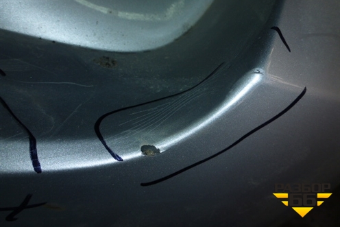 Бампер задний для Volkswagen Tiguan с 2011-2016г (Тигуан)