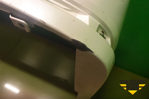 Бампер задний (под парктроник) (5215926720) для Toyota Hi Ace с 2019г (Хайс)