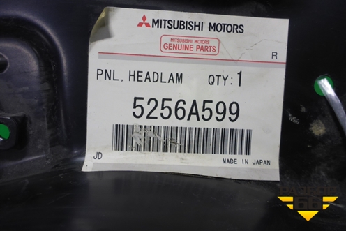 Панель передняя (левая часть новая) (5256A599) для Mitsubishi Lancer-X с 2007г (Лансер)