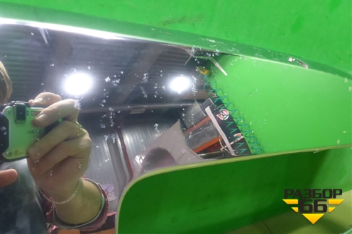 Накладка переднего бампера (A1668808540) для Mercedes Benz ML-Klass W166 c 2011г (МЛ)