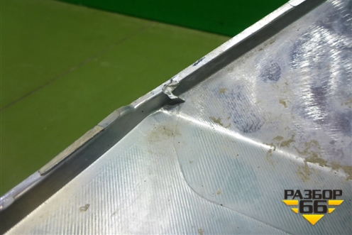 Накладка переднего бампера (A1668808540) для Mercedes Benz ML-Klass W166 c 2011г (МЛ)